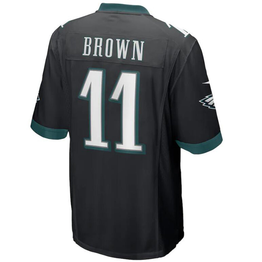P.Eagles #11 A.J. Brown Black Stitched Player Game Football Jerseys football jersey product view 1