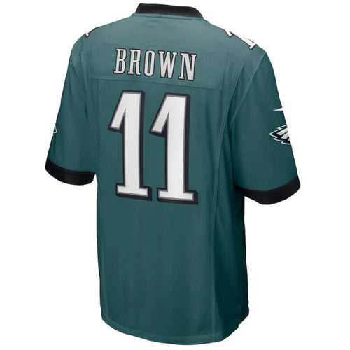 P.Eagles #11 A.J. Brown Green Stitched Player Game Football Jerseys football jersey product view 1