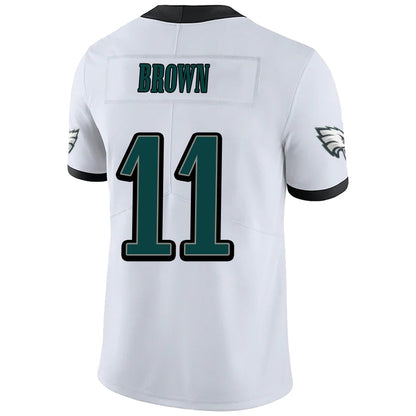 P.Eagles #11 A.J. Brown White Stitched Player Vapor F.U.S.E. Limited Jersey football jersey product view 1