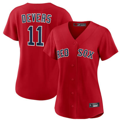 #11 Rafael Devers Player B.Red Sox Red Alternate Replica Baseball Jerseys baseball jersey product view 1