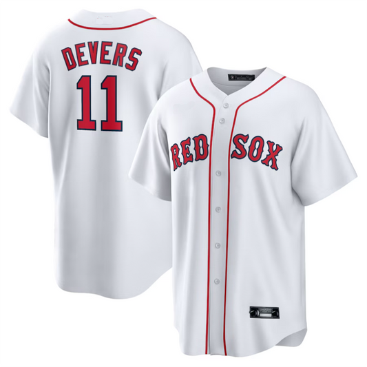#11 Rafael Devers Player B.Red Sox White Home Replica Baseball Jerseys baseball jersey product view 1