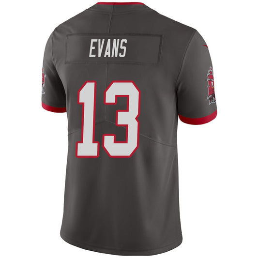 #13 Mike Evans Player TB.Buccaneers Pewter Vapor F.U.S.E. Limited Football Jerseys football jersey product view 1