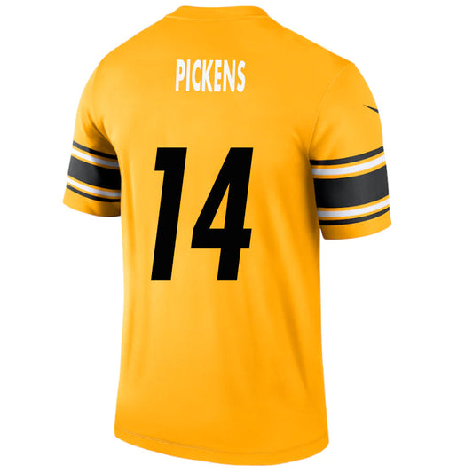 #14 George Pickens Player P.Steelers Gold Game Football Jerseys football jersey product view 1