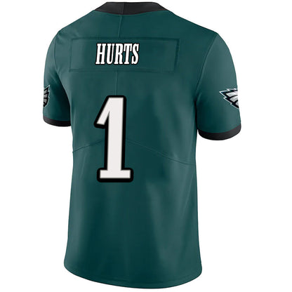 P.Eagles #1 Jalen Hurts Green Stitched Player Vapor Elite Football Jerseys football jersey product view 1