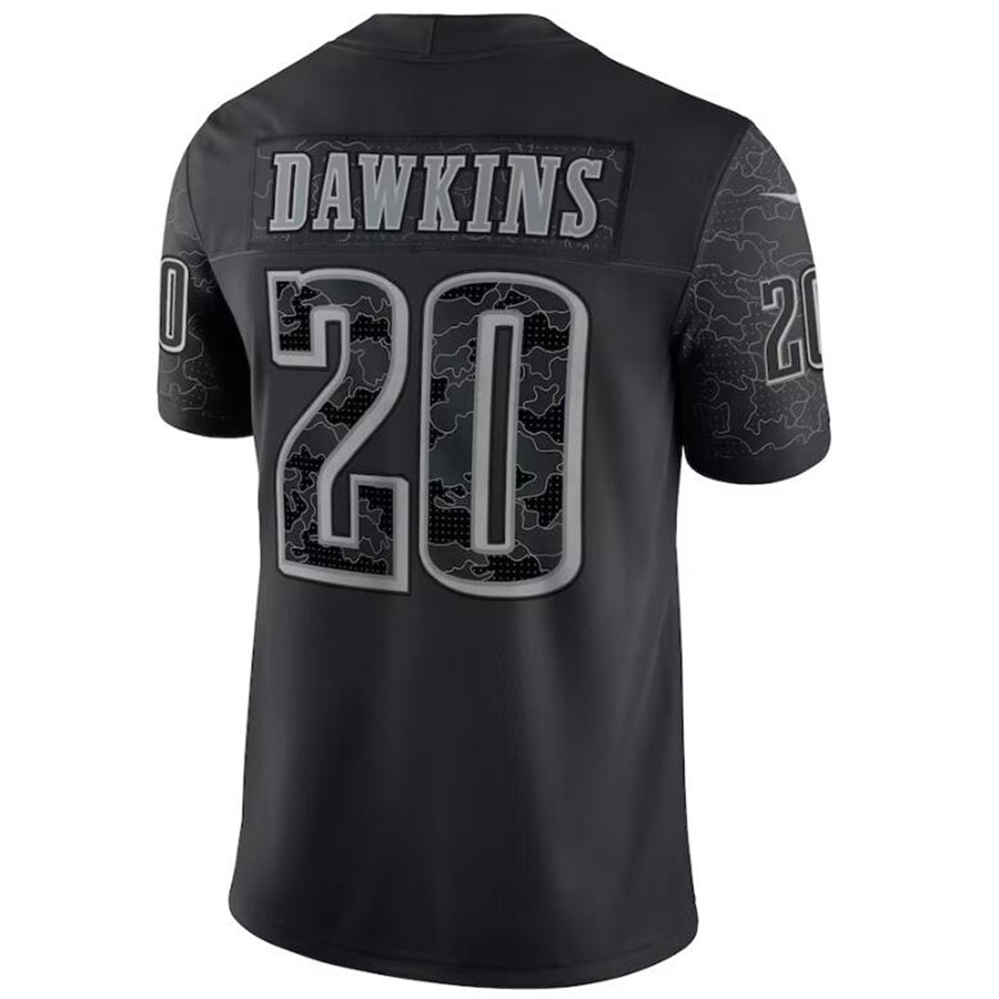 P.Eagles #20 Brian Dawkins Black Retired Player Limited Game Football Jerseys football jersey product view 1