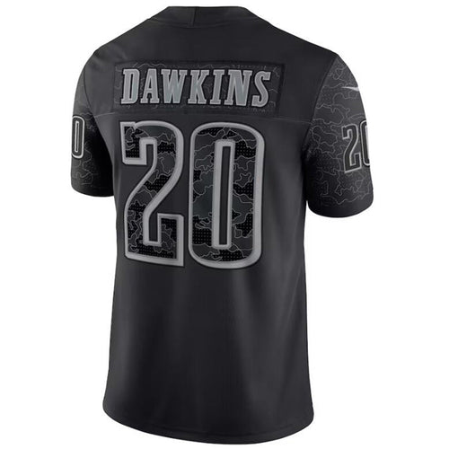 P.Eagles #20 Brian Dawkins Black Retired Player Limited Game Football Jerseys football jersey product view 1