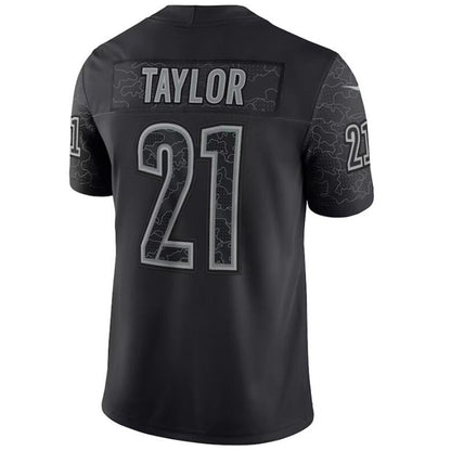 W.Commanders #21 Sean Taylor Black Stitched Player Game Football Jerseys football jersey product view 1