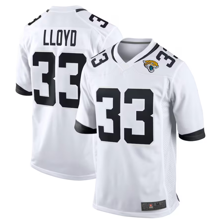 #33 Devin Lloyd Player J.Jaguars White Game Football Jerseys football jersey product view 1