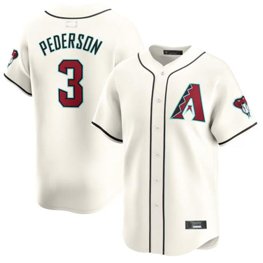 #3 Joc Pederson Player A.Diamondbacks Cream Home Limited Baseball Jerseys baseball jersey product view 1
