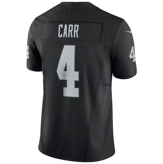 #4 Derek Carr Player LV.Raiders Black Vapor Limited Football Jerseys football jersey product view 1