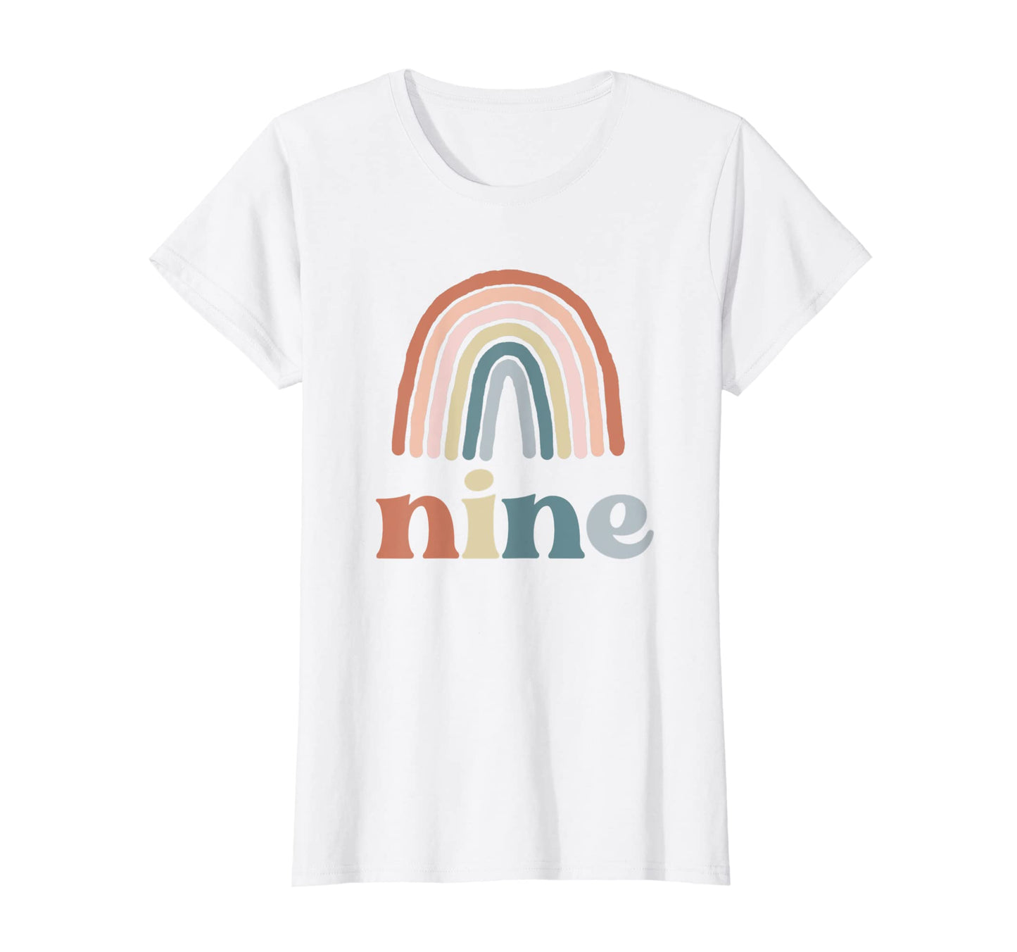 Nine Year Old Birthday Boho Rainbow T-Shirt - Streetwear Style Men Women - T-Shirt, Sweatshirt, Hoodie