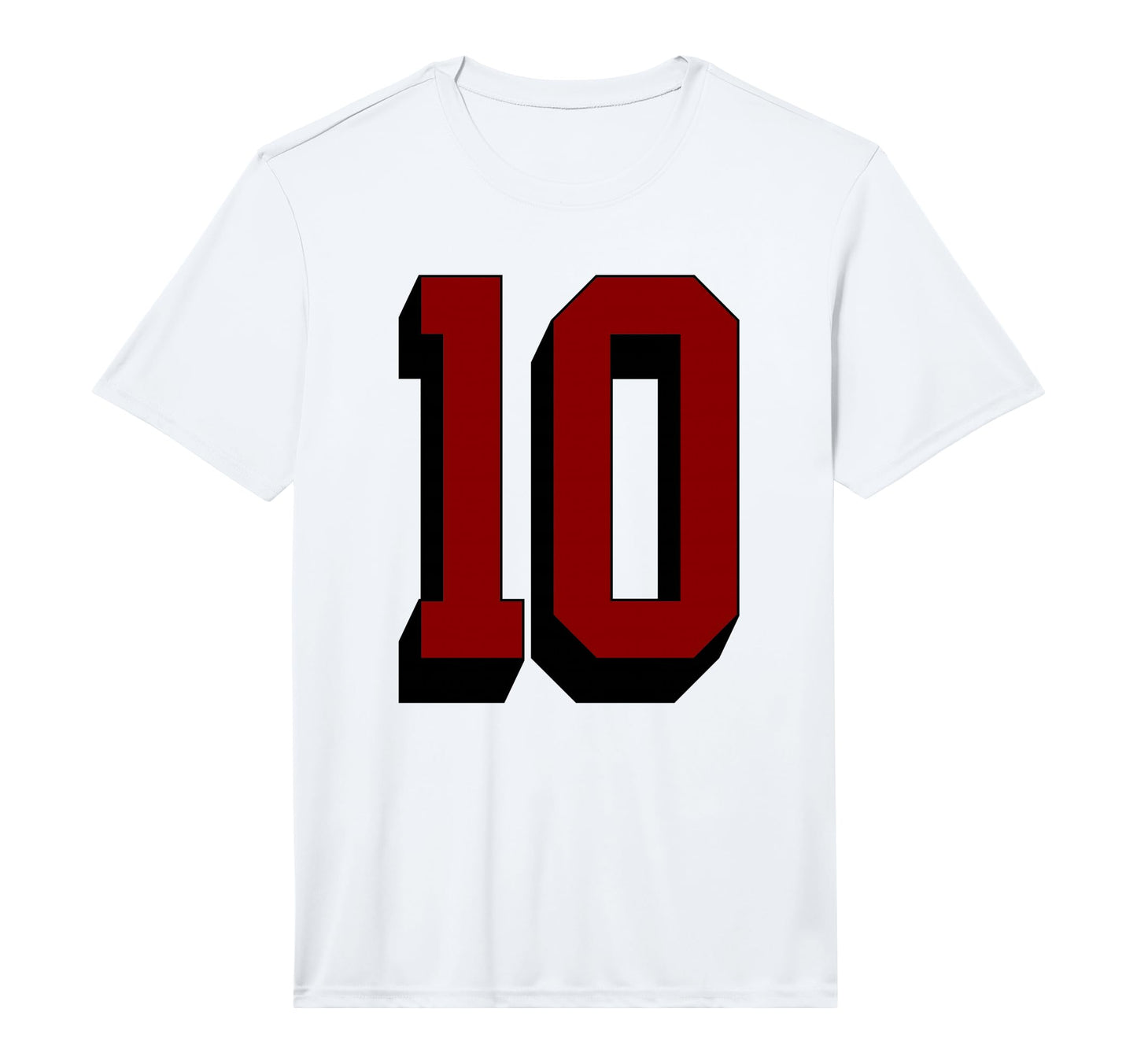 10 Number 10 Varsity Fan Sports T-Shirt - Casual Everyday Wear for Adults - T-Shirt, Sweatshirt, Hoodie