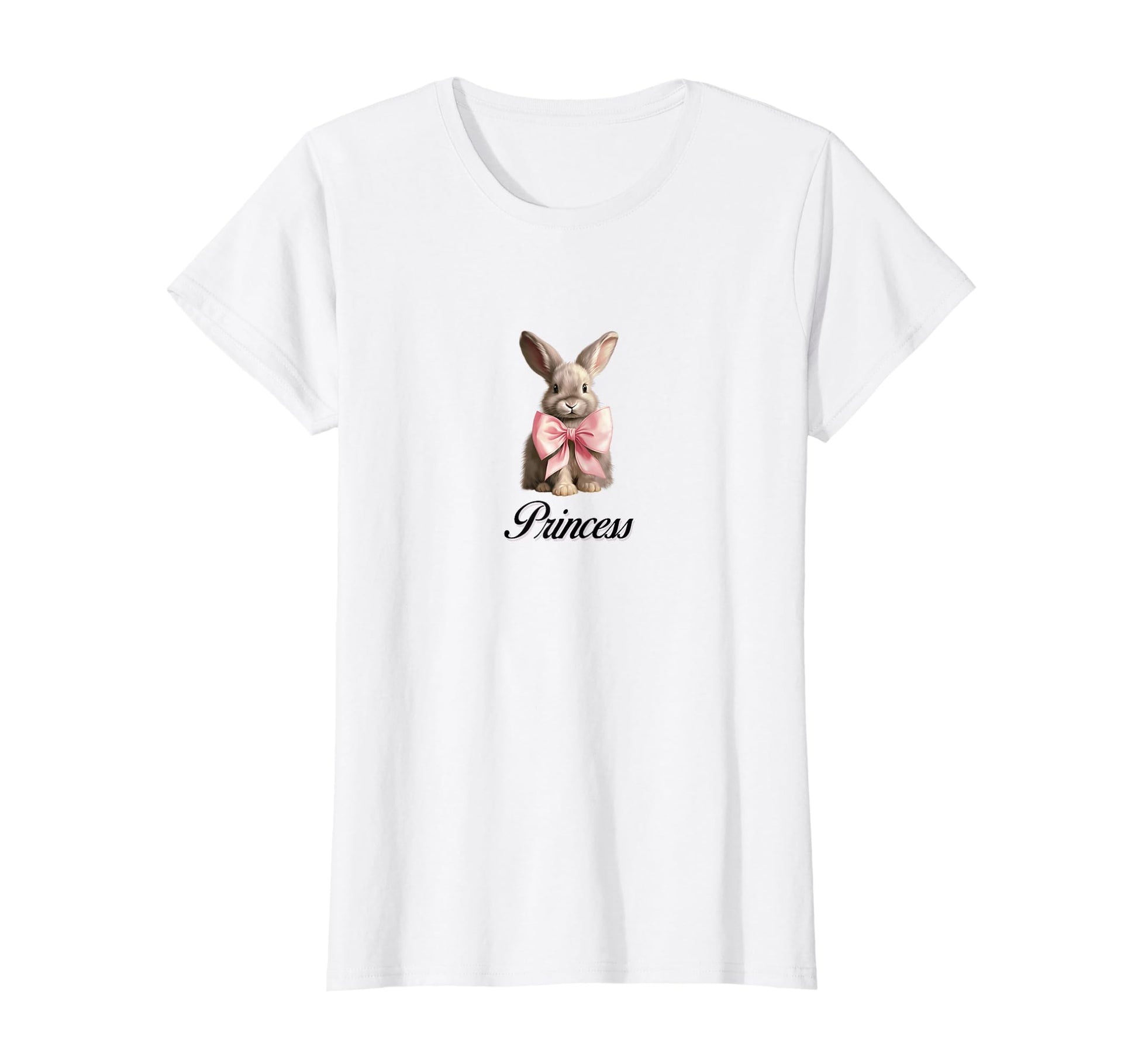 Coquette Bunny Rabbit Princess Girlcore T-Shirt - Minimalist Print Unisex - T-Shirt, Sweatshirt, Hoodie