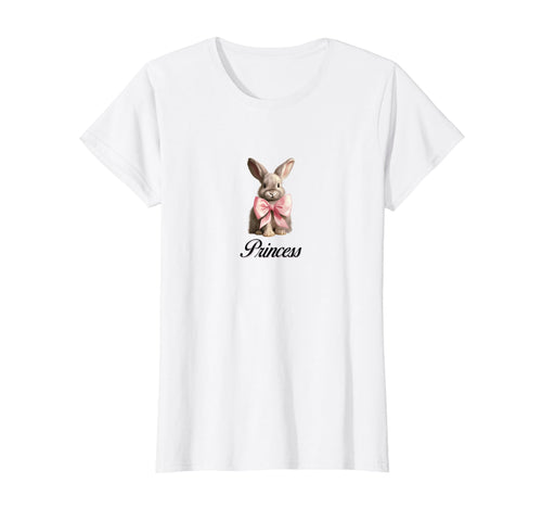 Coquette Bunny Rabbit Princess Girlcore T-Shirt - Minimalist Print Unisex - T-Shirt, Sweatshirt, Hoodie