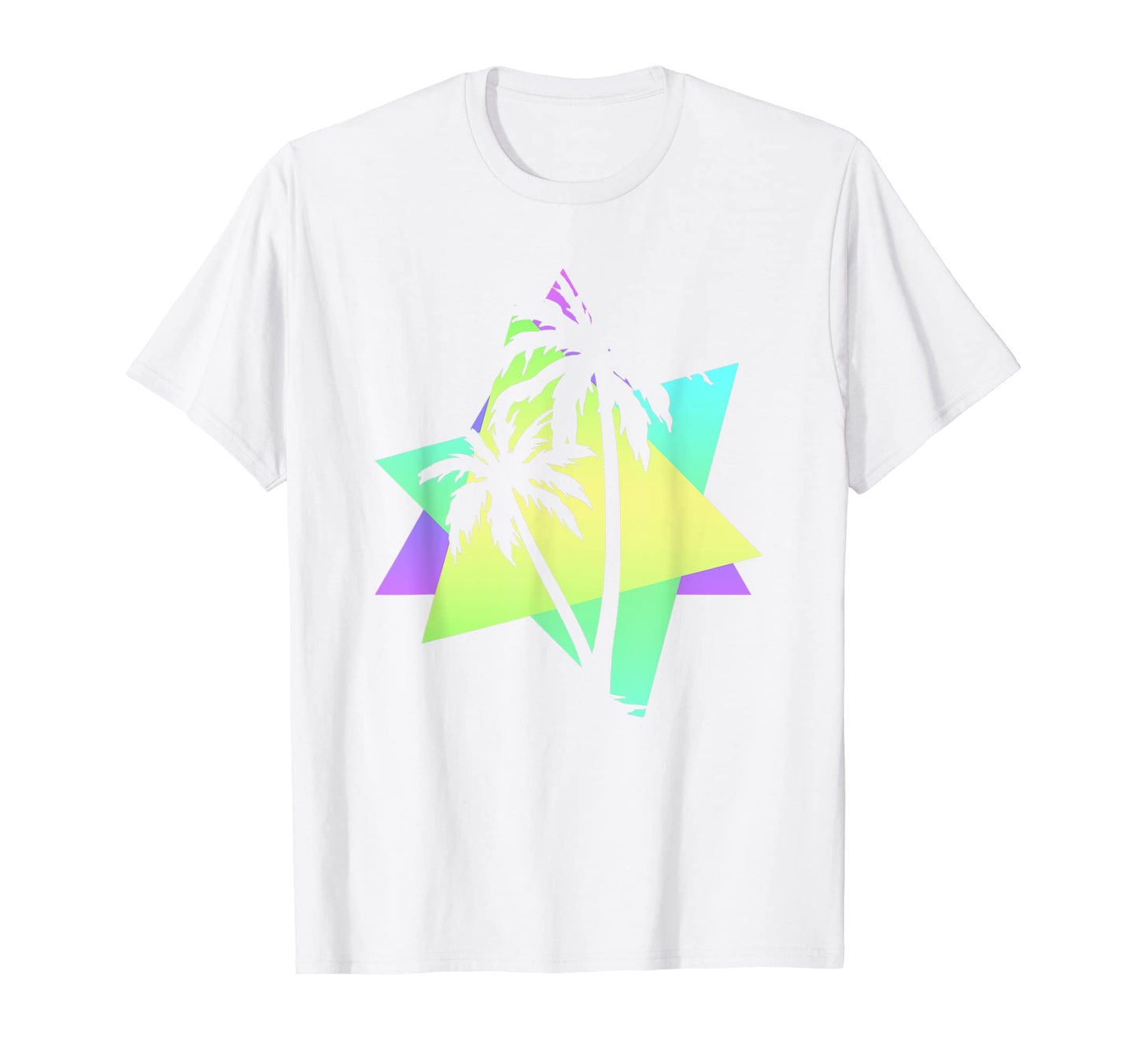 Summer Palm Trees 1990S Aesthetic T-Shirt - Streetwear Style for Adults - T-Shirt, Sweatshirt, Hoodie
