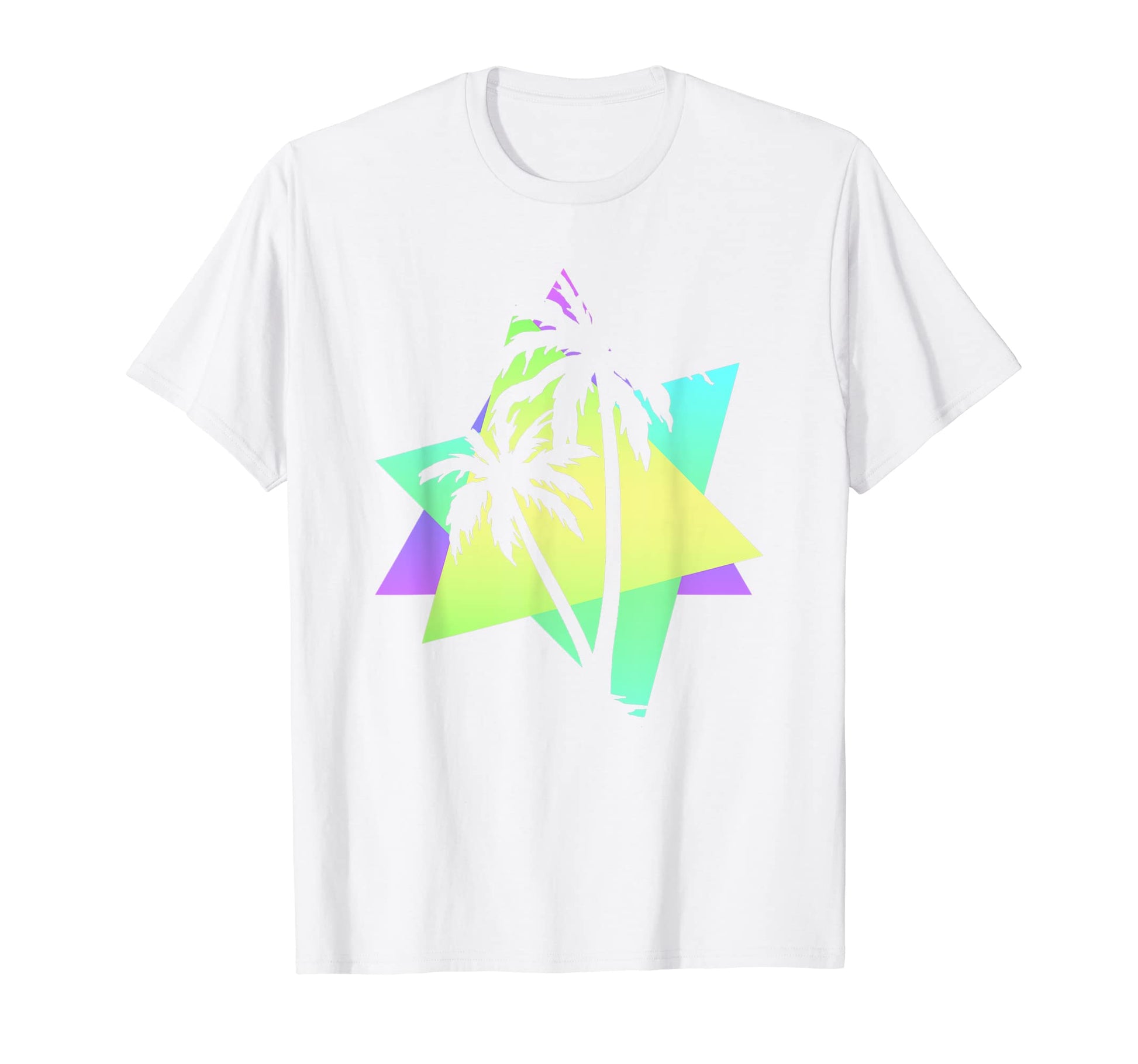 Summer Palm Trees 1990S Aesthetic T-Shirt - Streetwear Style for Adults - T-Shirt, Sweatshirt, Hoodie