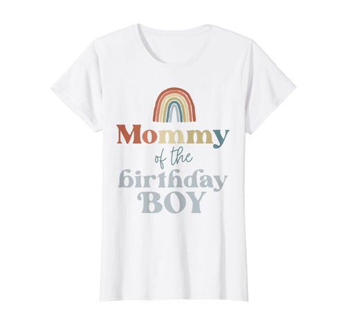 Womens Mommy Birthday Boho Rainbow T-Shirt - Unique Graphic for Adults - T-Shirt, Sweatshirt, Hoodie