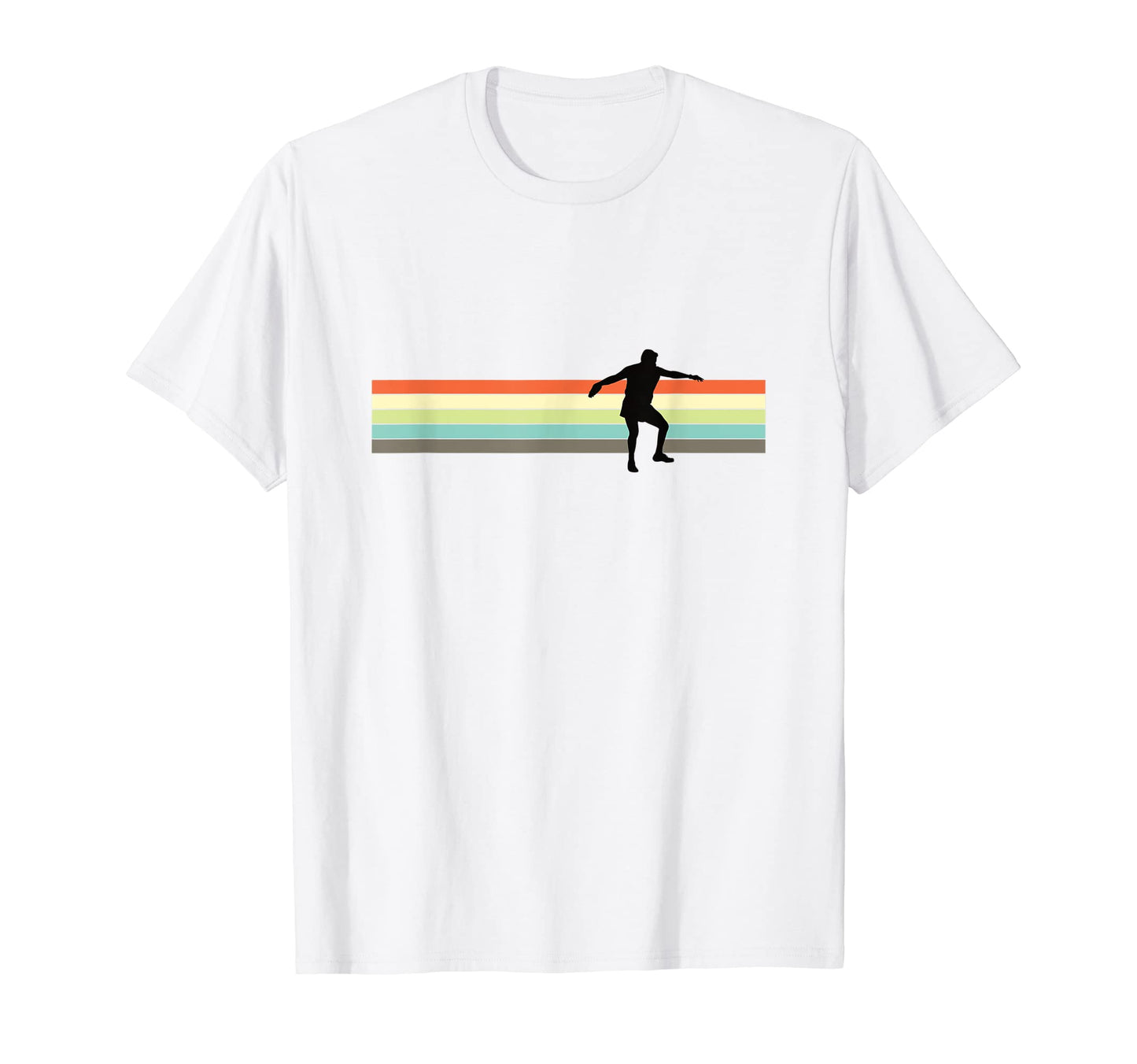Discus Track And Field Stripe T-Shirt - Streetwear Style Men Women - T-Shirt, Sweatshirt, Hoodie