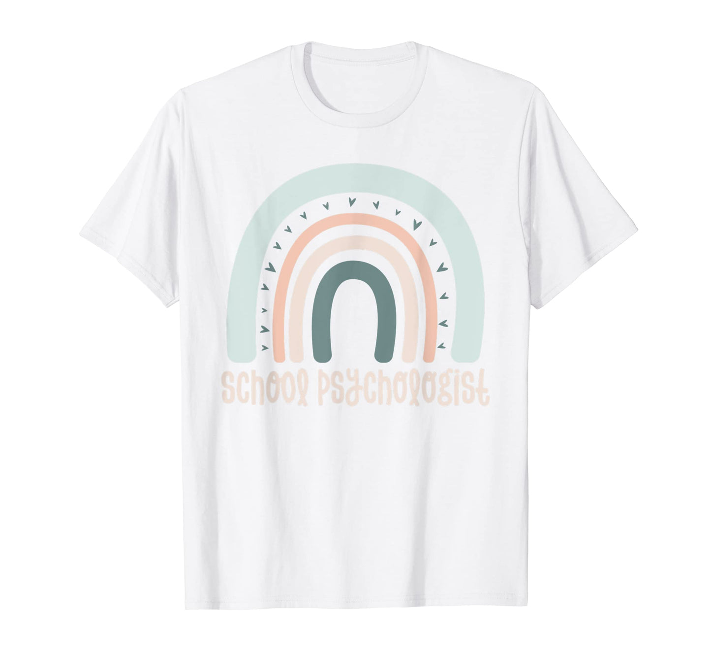School Psycholoogist Boho Rainbow T-Shirt - Custom Art Print for Adults - T-Shirt, Sweatshirt, Hoodie