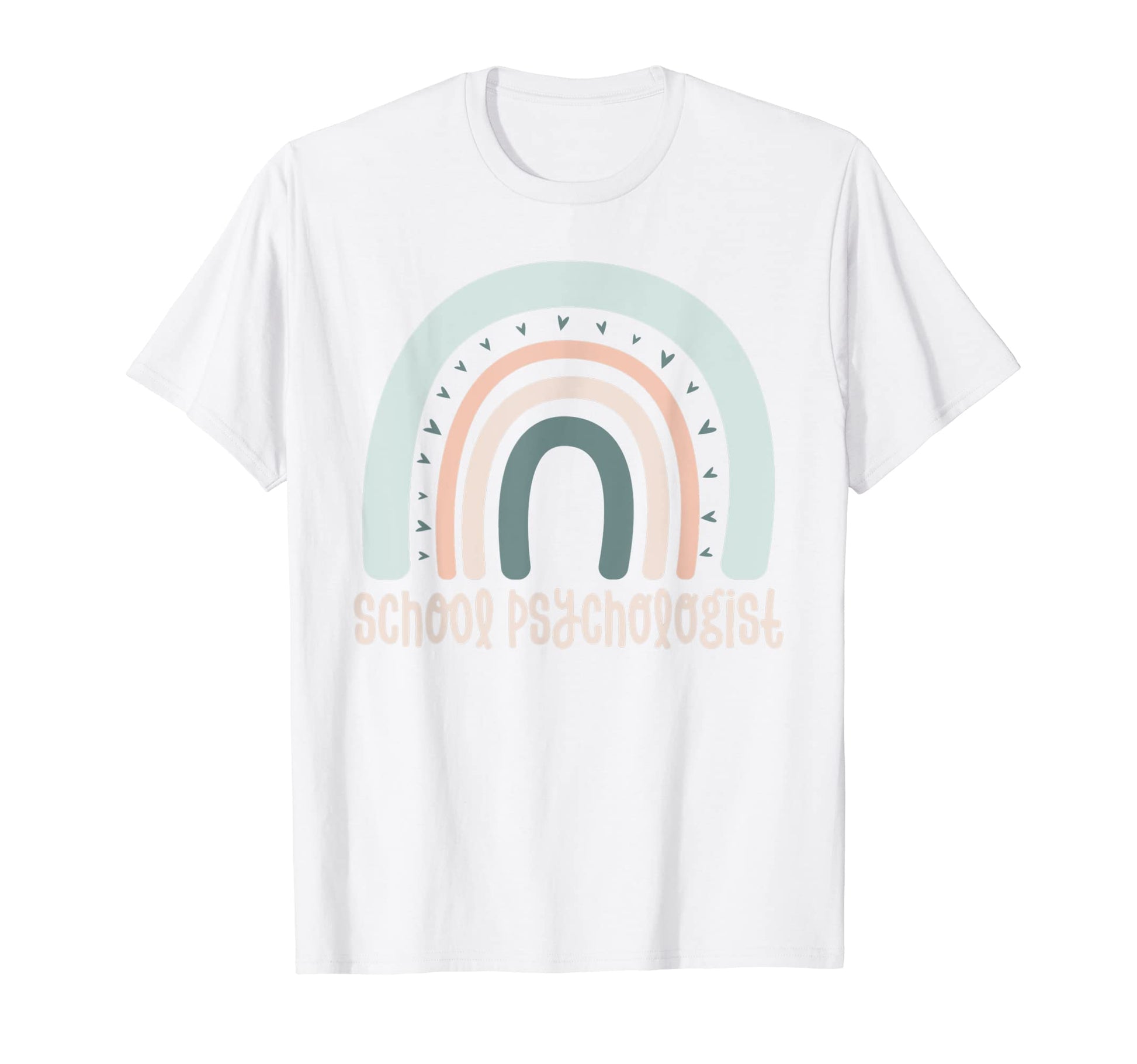 School Psycholoogist Boho Rainbow T-Shirt - Custom Art Print for Adults - T-Shirt, Sweatshirt, Hoodie