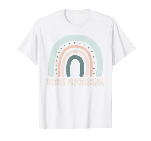 School Psycholoogist Boho Rainbow T-Shirt - Custom Art Print for Adults - T-Shirt, Sweatshirt, Hoodie