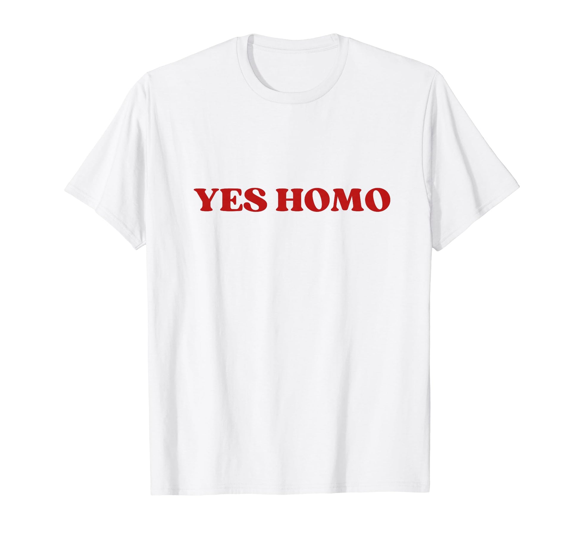 Yes Homo Y2K Aesthetic Lgbt T-Shirt - Aesthetic Graphic Unisex - T-Shirt, Sweatshirt, Hoodie
