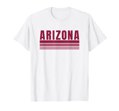 Arizona Red Striped Arizona Arizona Az T-Shirt - Novelty Apparel Men Women - T-Shirt, Sweatshirt, Hoodie