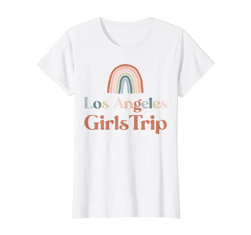 Womens Los Angeles Trip Boho Rainbow T-Shirt - Minimalist Print Men Women - T-Shirt, Sweatshirt, Hoodie