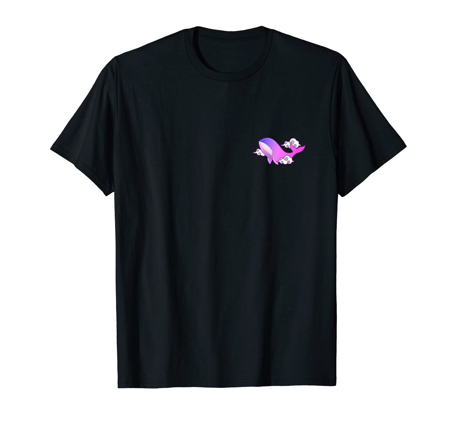 Aesthetic Vaporwave Whale Emblem Art T-Shirt - Unique Graphic Men Women - T-Shirt, Sweatshirt, Hoodie