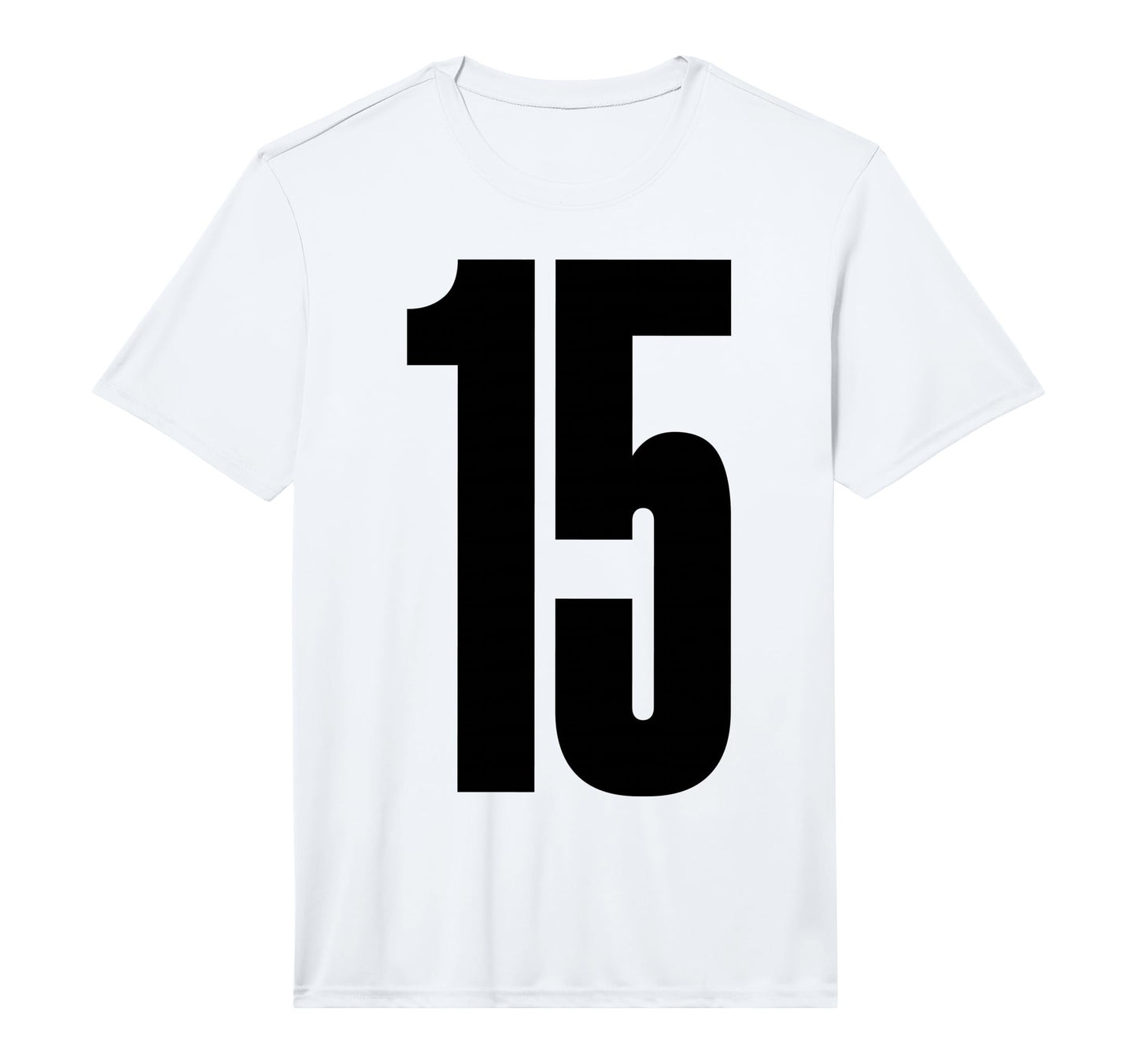 Sports Team Black Number 15 Performance T-Shirt - Unique Graphic Unisex - T-Shirt, Sweatshirt, Hoodie
