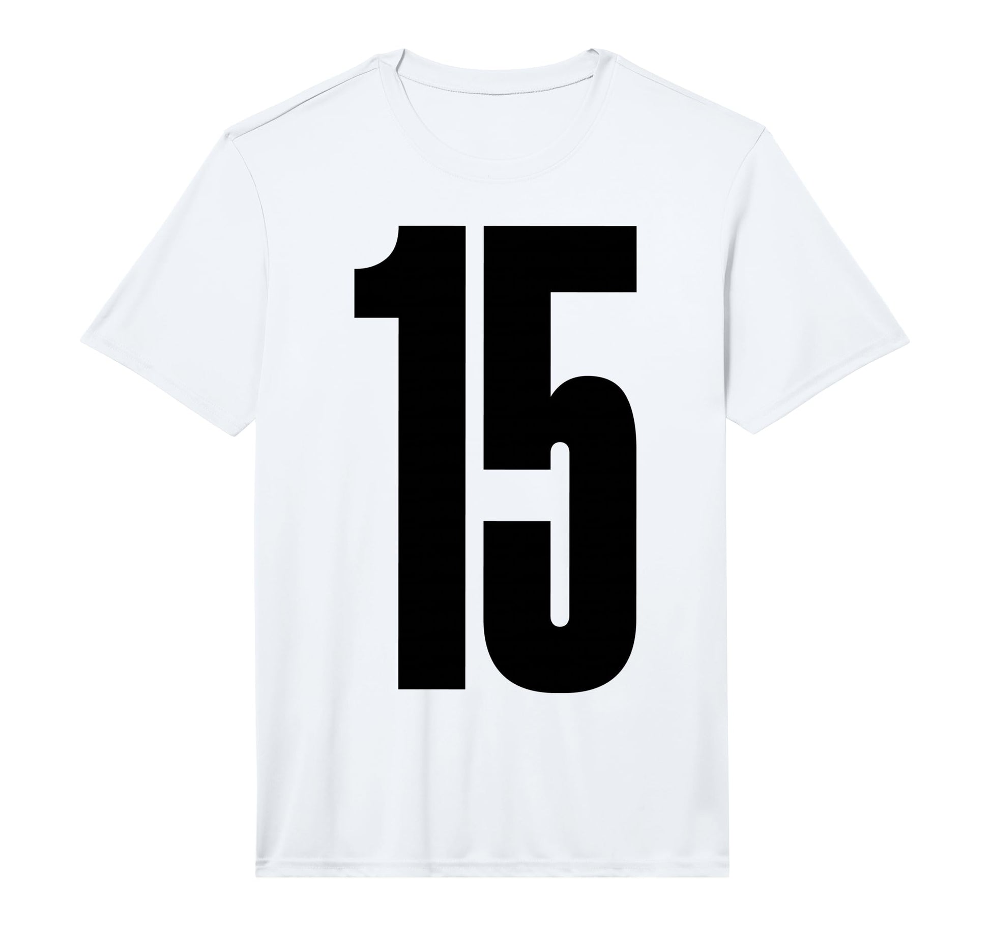Sports Team Black Number 15 Performance T-Shirt - Unique Graphic Unisex - T-Shirt, Sweatshirt, Hoodie