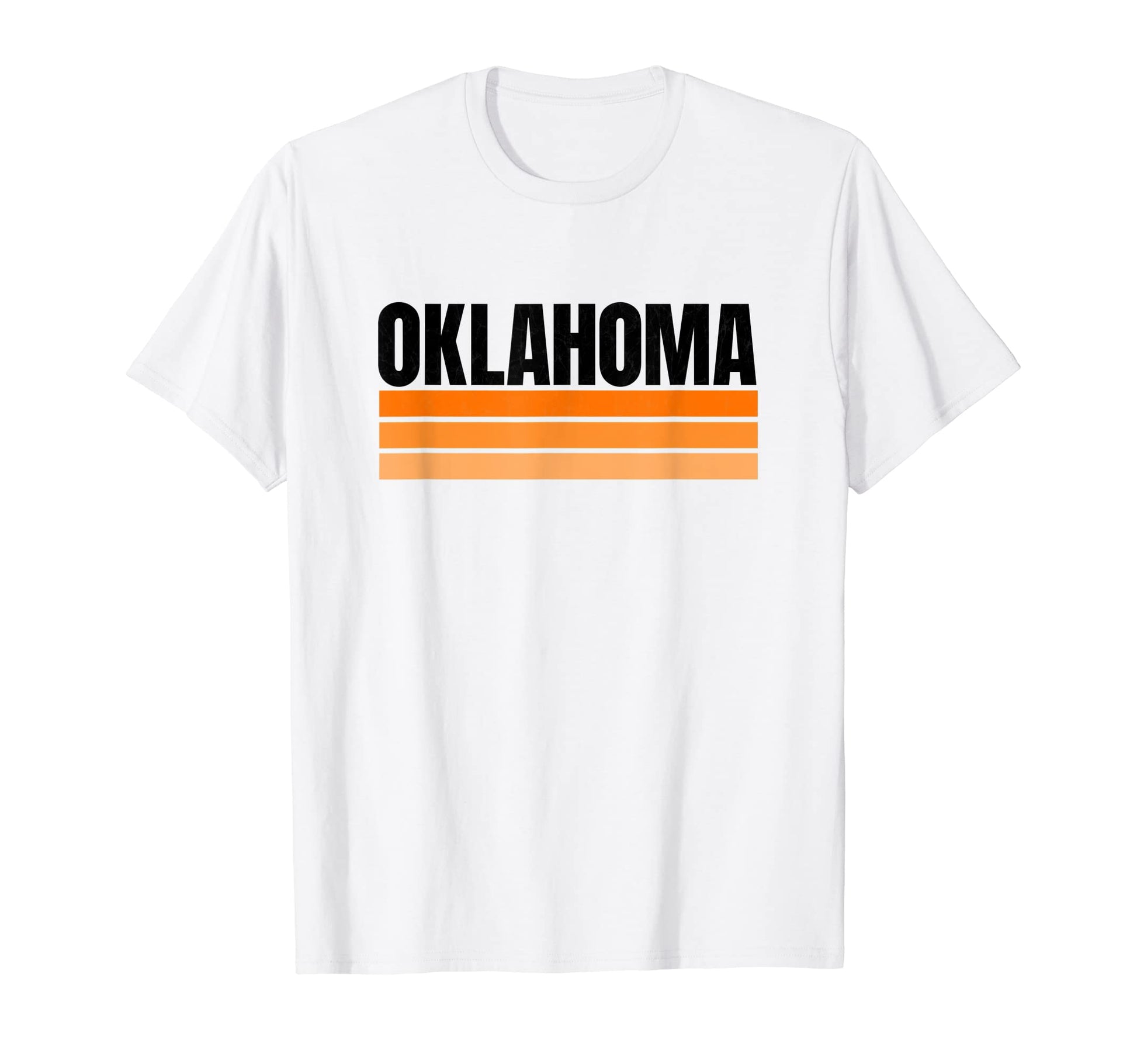 Oklahoma Orange Black Striped Oklahoma T-Shirt - Unique Graphic Men Women - T-Shirt, Sweatshirt, Hoodie