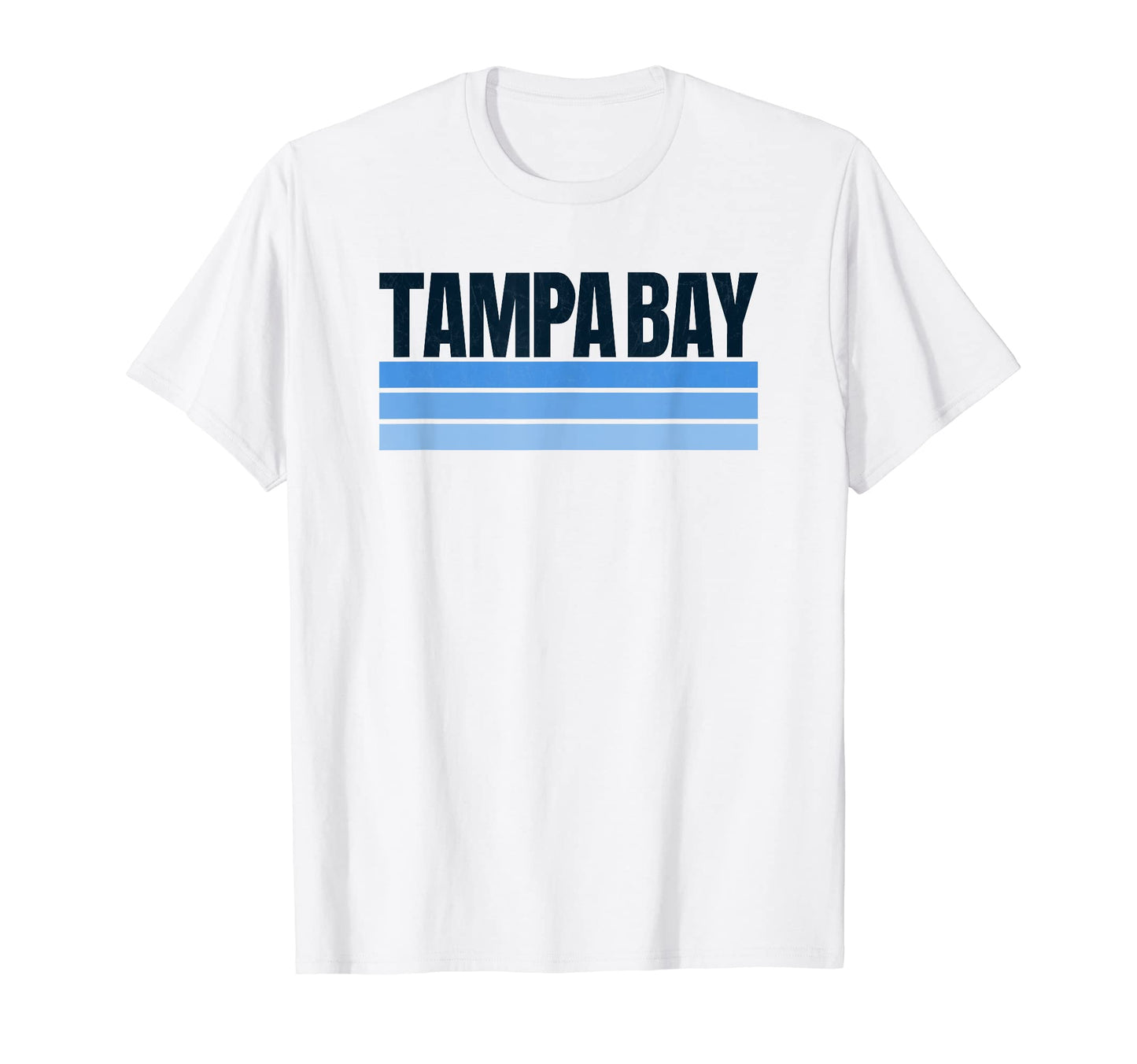 Navy Blue Tampa Blue Stripes Tampa T-Shirt - Fun Novelty Design Men Women - T-Shirt, Sweatshirt, Hoodie