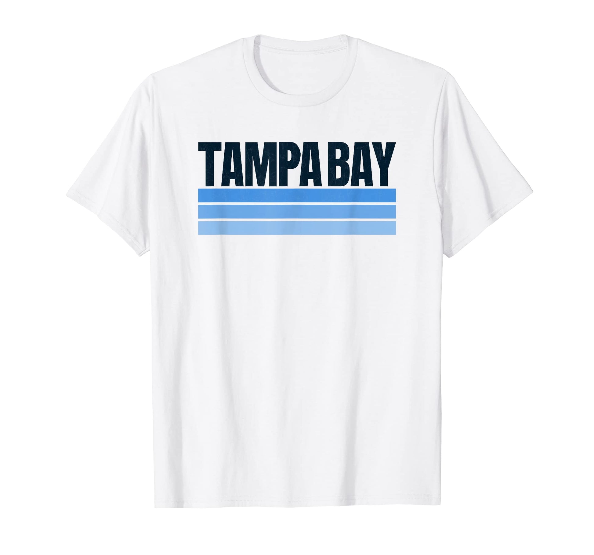 Navy Blue Tampa Blue Stripes Tampa T-Shirt - Fun Novelty Design Men Women - T-Shirt, Sweatshirt, Hoodie