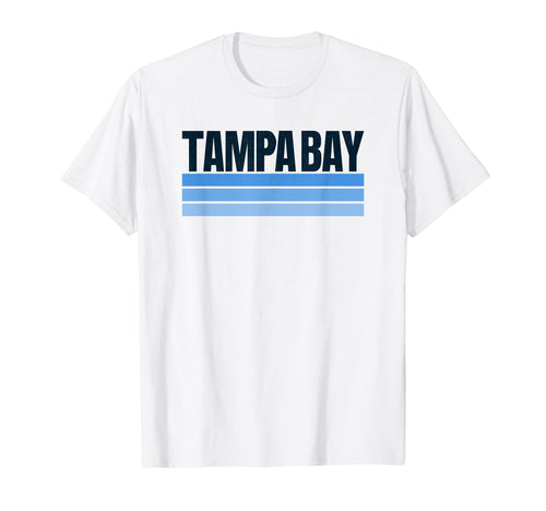 Navy Blue Tampa Blue Stripes Tampa T-Shirt - Fun Novelty Design Men Women - T-Shirt, Sweatshirt, Hoodie