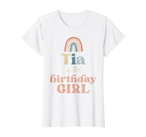 Womens Tia Birthday Boho Rainbow T-Shirt - Casual Everyday Wear Unisex - T-Shirt, Sweatshirt, Hoodie