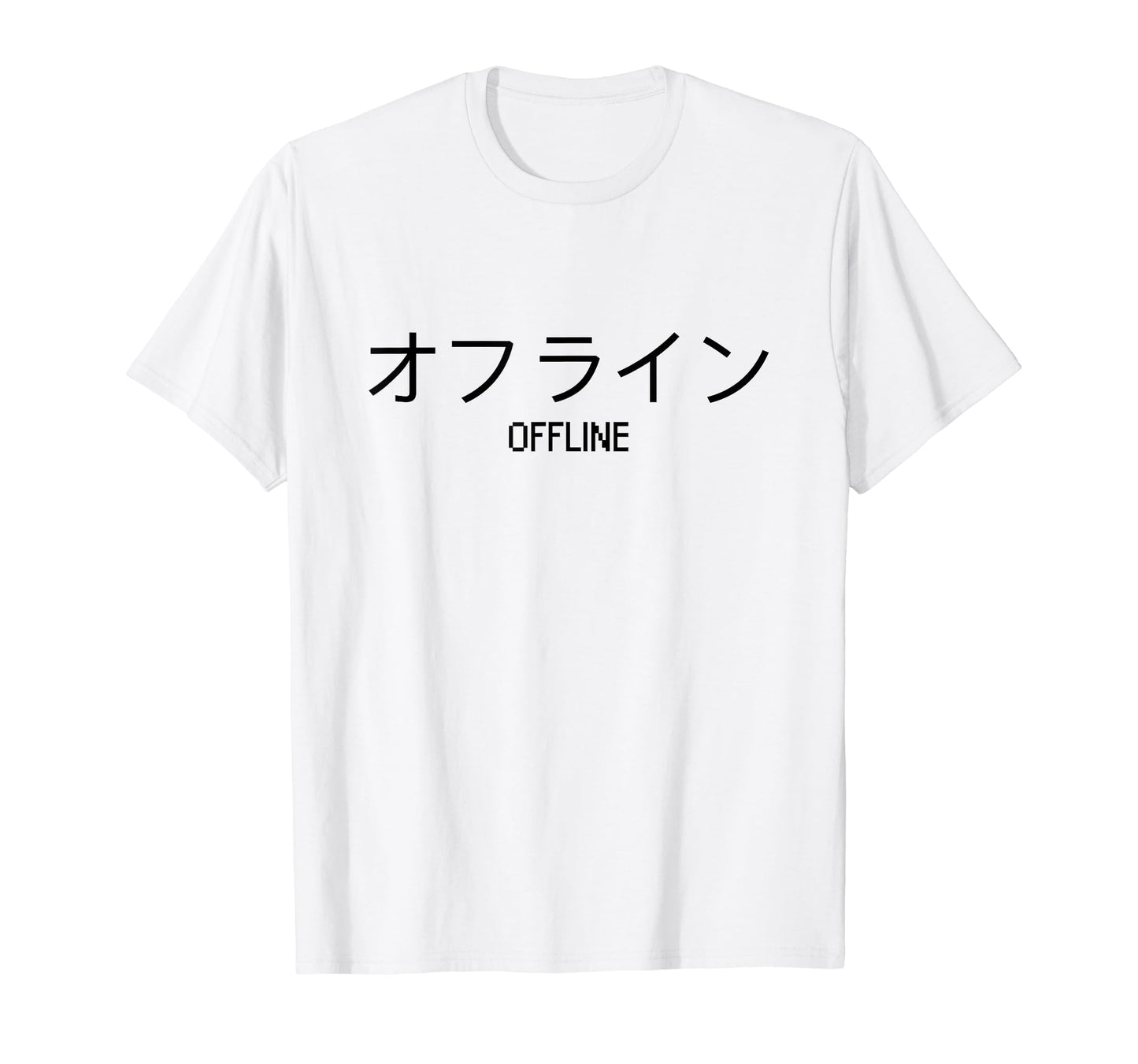 Aesthetic Sad Vaporwave Offline Kanji T-Shirt - Streetwear Style Men Women - T-Shirt, Sweatshirt, Hoodie