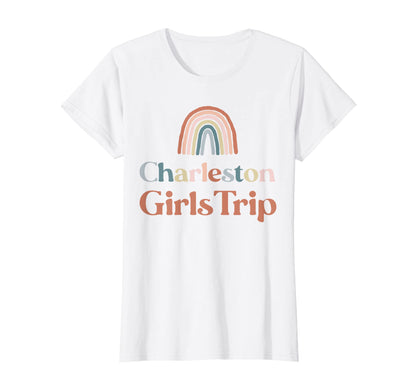 Womens Charleston Trip Boho Rainbow T-Shirt - Streetwear Style Unisex - T-Shirt, Sweatshirt, Hoodie