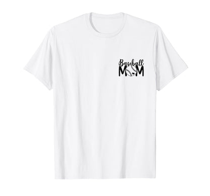Personalized Baseball Mom 2 T-Shirt - Graphic Print Unisex - T-Shirt, Sweatshirt, Hoodie