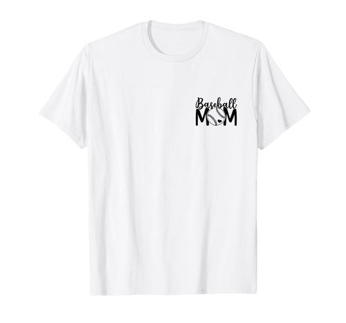 Personalized Baseball Mom 2 T-Shirt - Graphic Print Unisex - T-Shirt, Sweatshirt, Hoodie