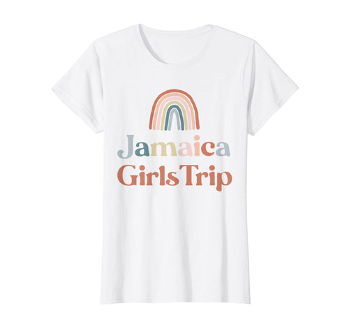 Womens Jamaica Trip Boho Rainbow T-Shirt - Custom Art Print for Adults - T-Shirt, Sweatshirt, Hoodie