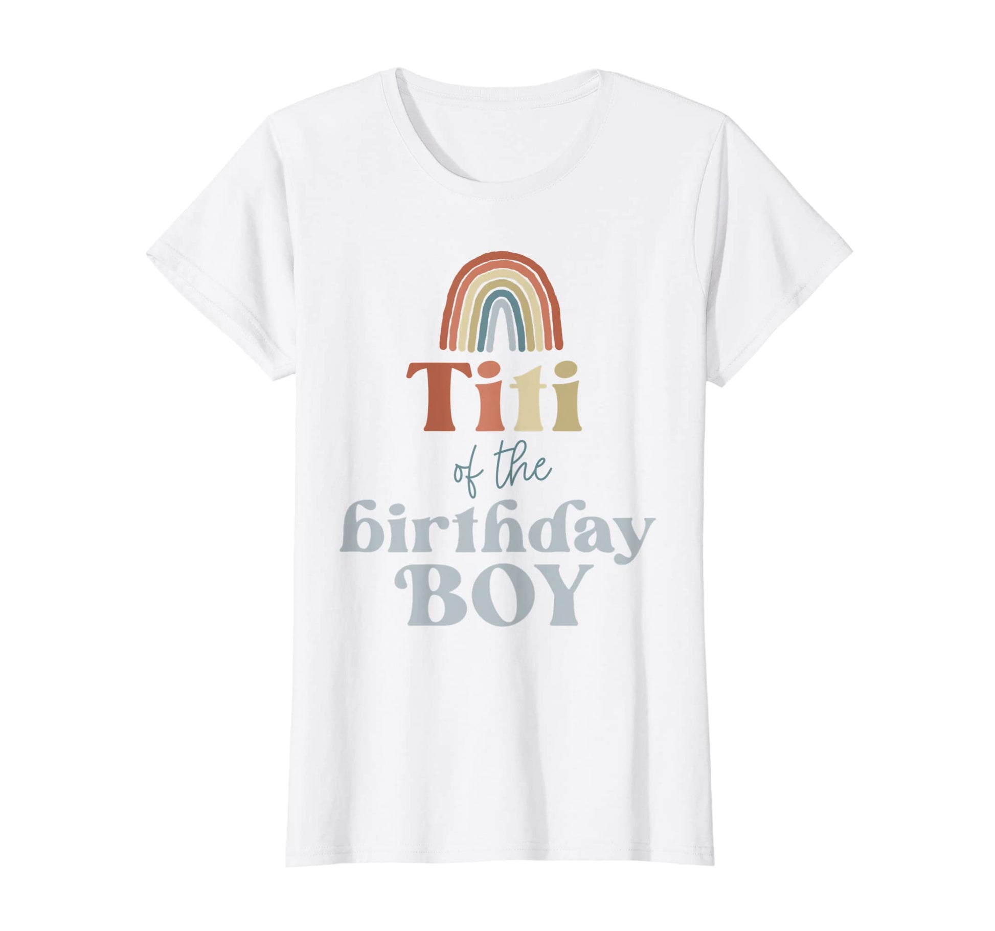 Womens Titi Birthday Boho Rainbow Party T-Shirt - Unique Graphic Unisex - T-Shirt, Sweatshirt, Hoodie
