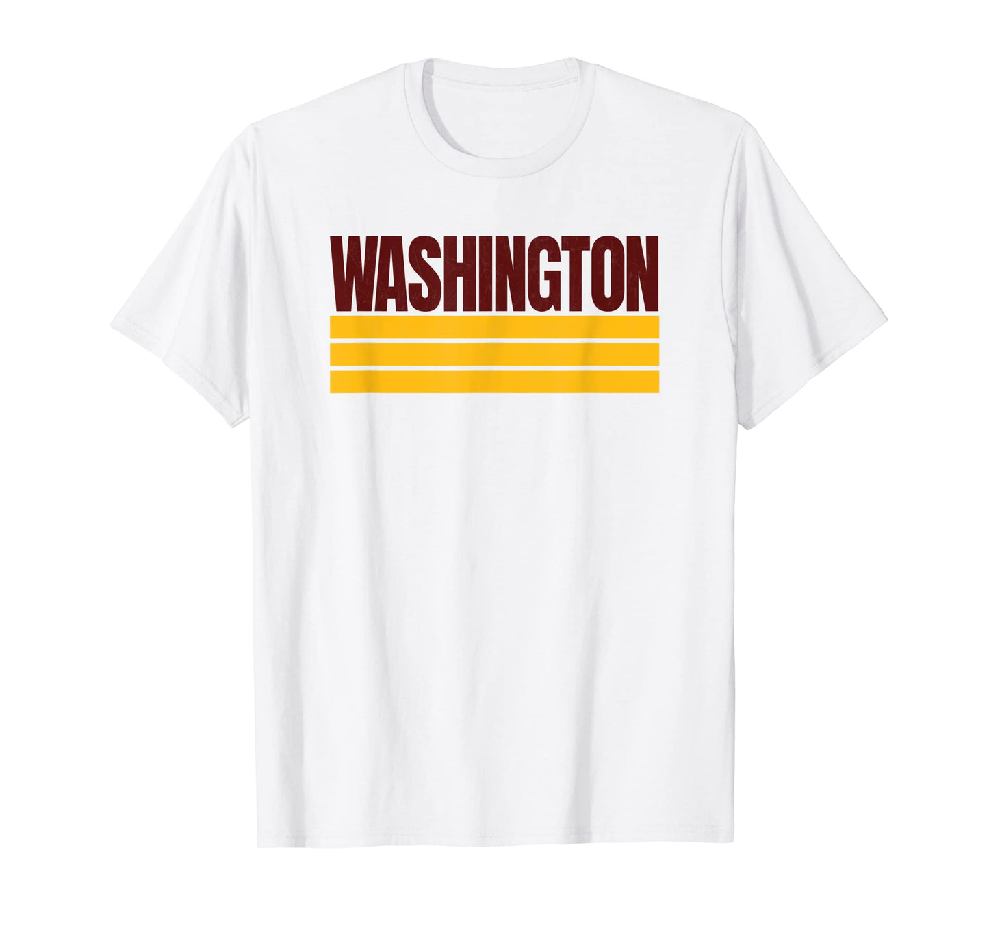 Fun Washington Red Yellow Stripes T-Shirt - Custom Art Print for Adults - T-Shirt, Sweatshirt, Hoodie