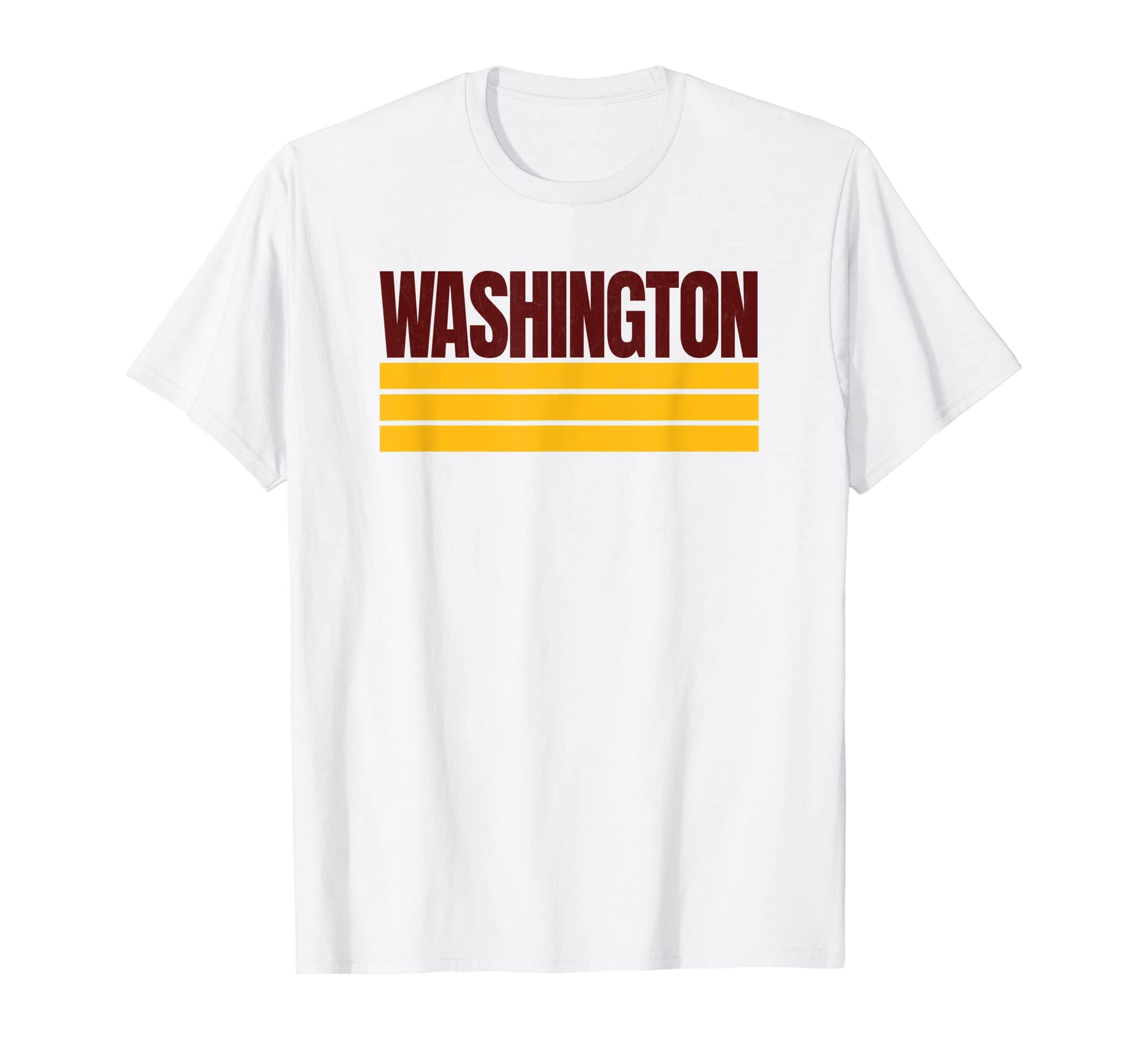Fun Washington Red Yellow Stripes T-Shirt - Custom Art Print for Adults - T-Shirt, Sweatshirt, Hoodie