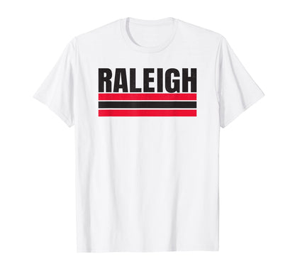 Raleigh Red Fashioned Stripes Raleigh Nc T-Shirt - Unique Graphic Unisex - T-Shirt, Sweatshirt, Hoodie