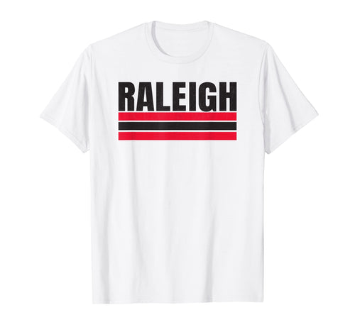 Raleigh Red Fashioned Stripes Raleigh Nc T-Shirt - Unique Graphic Unisex - T-Shirt, Sweatshirt, Hoodie