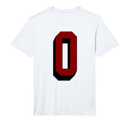 0 Number 0 Varsity Fan Sports T-Shirt - Casual Everyday Wear for Adults - T-Shirt, Sweatshirt, Hoodie