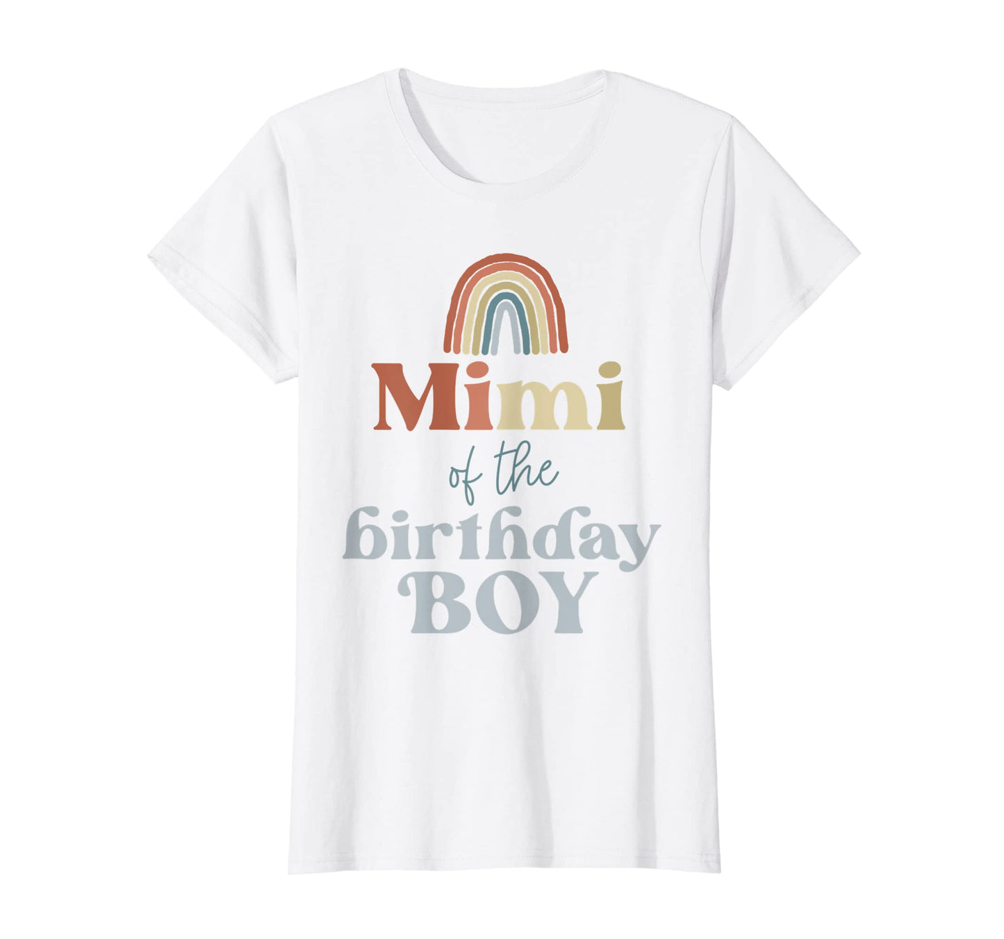 Womens Mimi Birthday Boho Rainbow T-Shirt - Novelty Apparel for Adults - T-Shirt, Sweatshirt, Hoodie