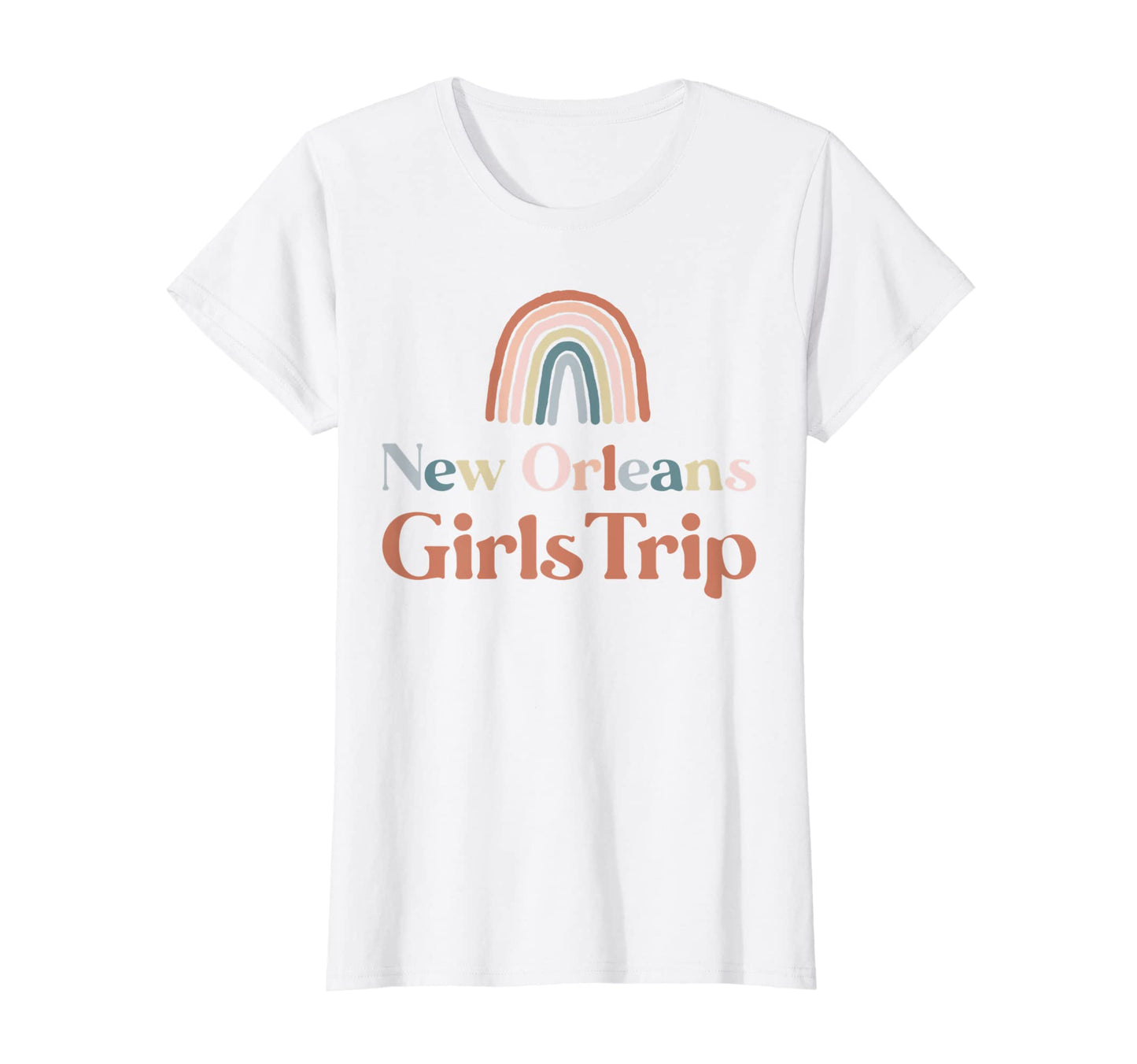 Womens New Orleans Trip Boho Rainbow Group T-Shirt - Graphic Print Unisex - T-Shirt, Sweatshirt, Hoodie