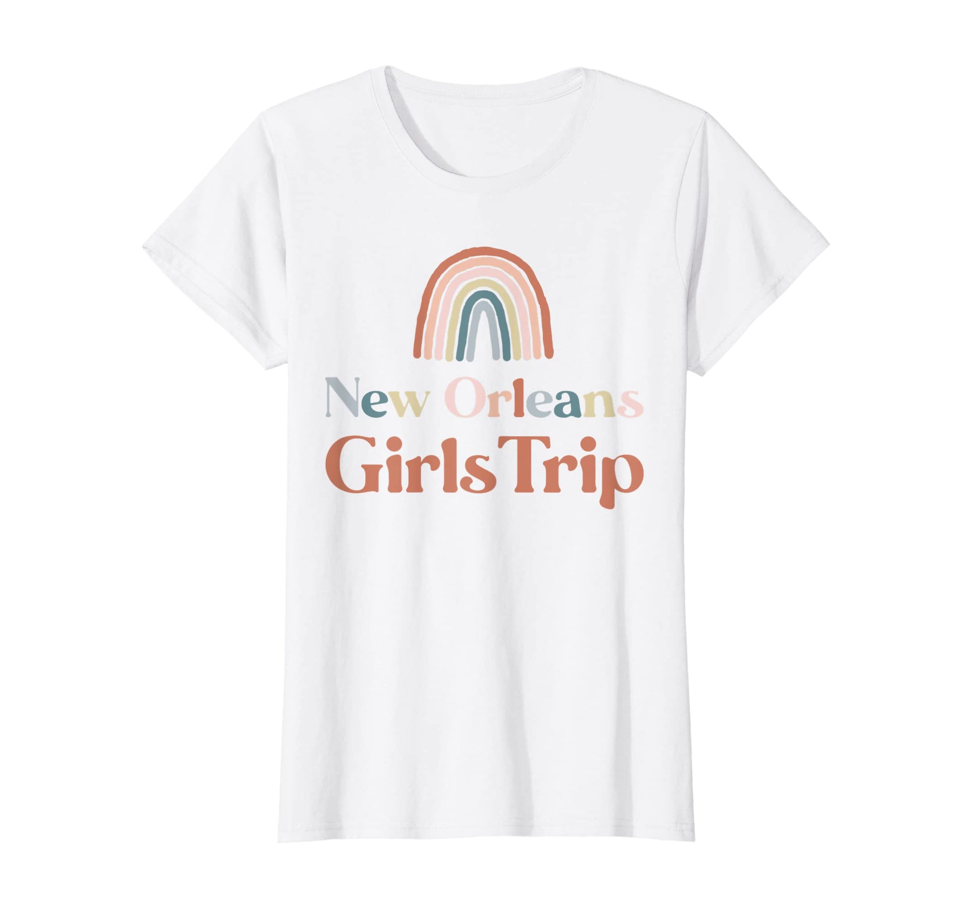 Womens New Orleans Trip Boho Rainbow Group T-Shirt - Graphic Print Unisex - T-Shirt, Sweatshirt, Hoodie